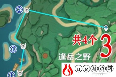 原神2.2兽境之狼收集路线攻略